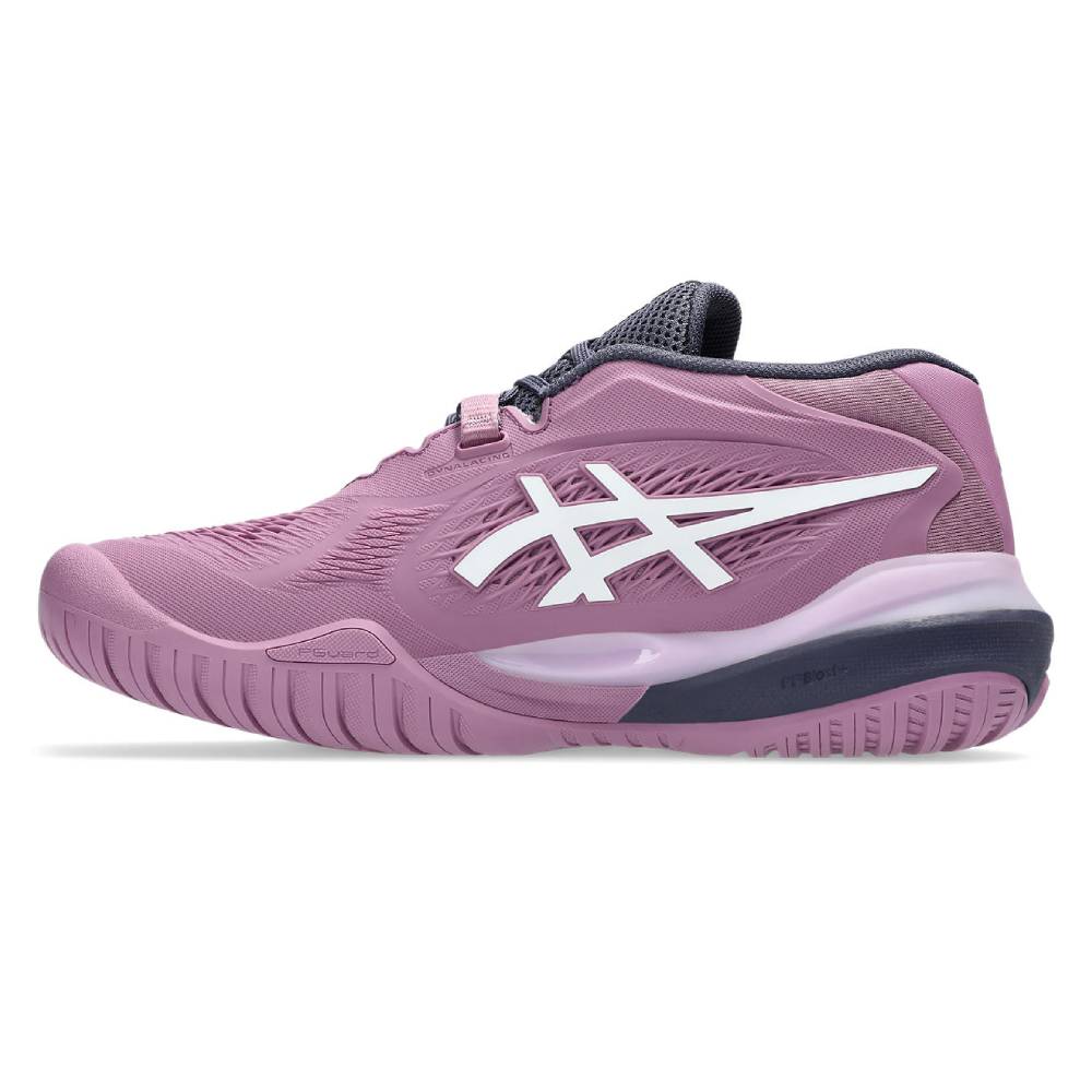 ASICS Gel Resolution X Wide Women's Tennis Shoes - Ube Pink/White | Stability & Cushioning for Competitive Play | Perfect for Hard Court Matches & Training Sessions