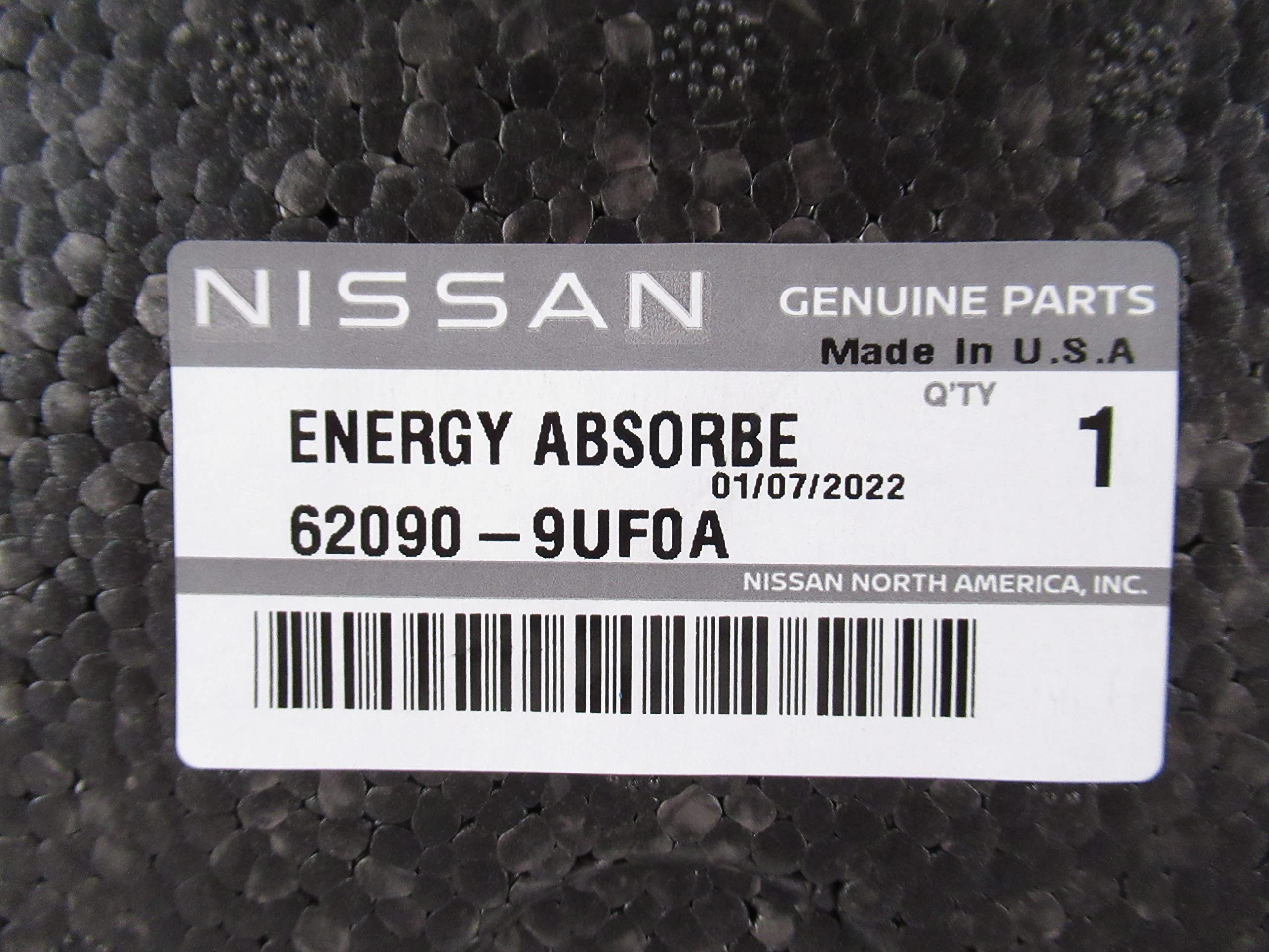 Genuine Nissan Front Bumper Absorber 62090-9UF0A - Perfect Fit & Impact Protection