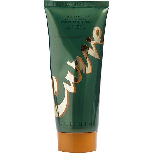 Curve Hair & Body Wash for Men - 3.4 oz | All-in-One Shampoo & Body Cleanser | Gym, Travel & Everyday Use