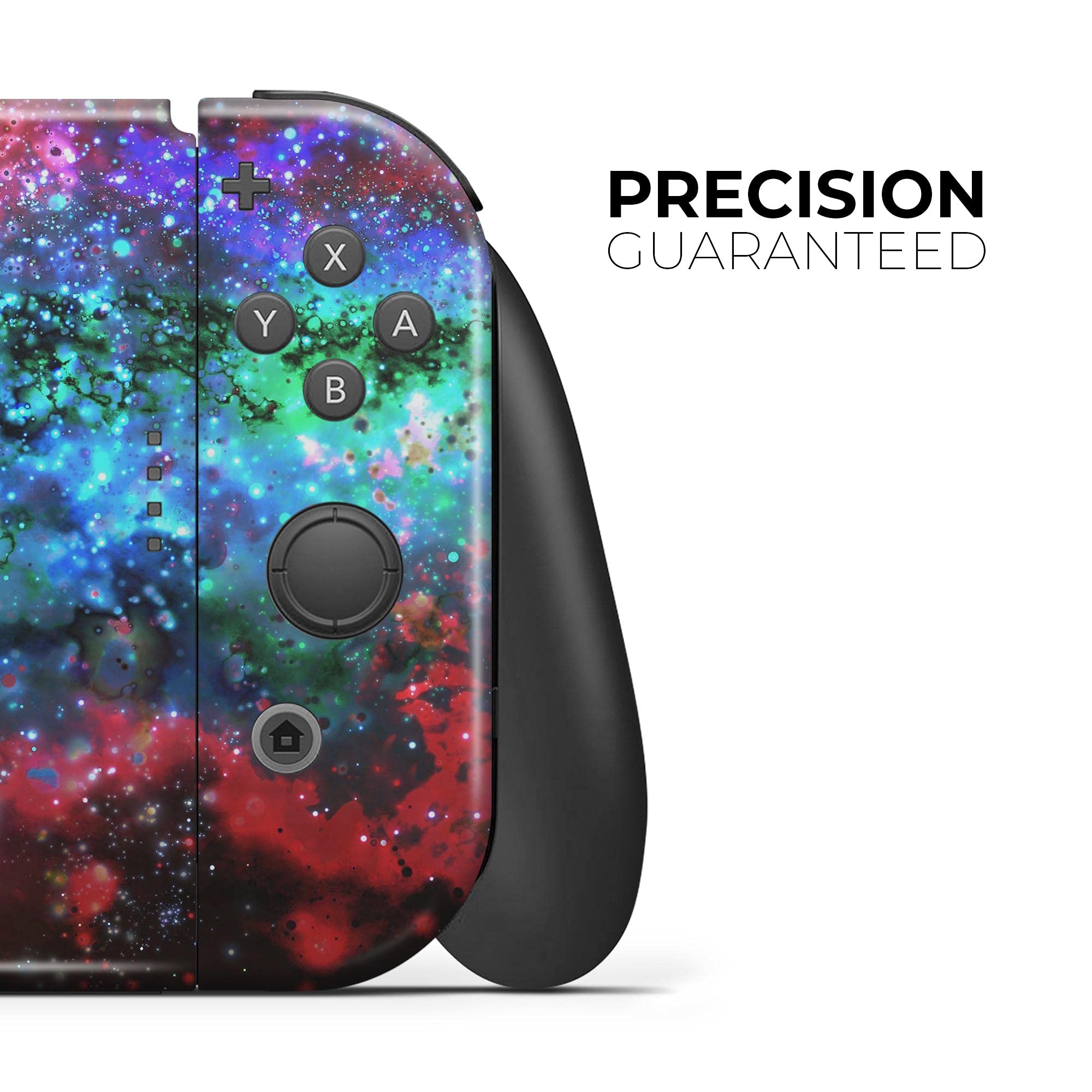Nintendo Switch Skin Decal - Scratch-Resistant Removable Vinyl Wrap Cover Compatible with Switch Console Bundle - Neon Universe Design for Gaming Protection & Style