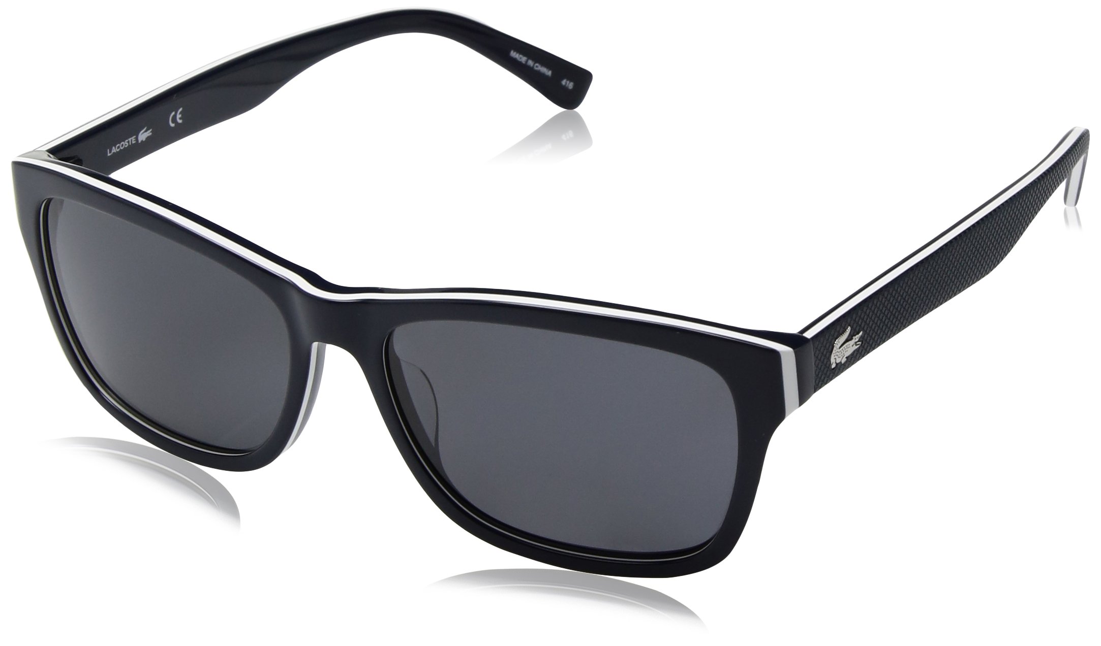 Lacoste L683s Square Sunglasses for Men & Women – UV Protection Polarized Lenses, Classic Retro Style – Perfect for Driving, Beach, and Outdoor Activities