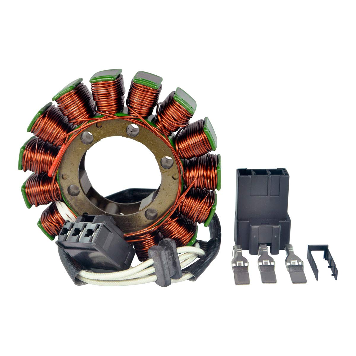 RMSTATOR Replacement Generator Stator for Aprilia RSV 1000 R (2009) & RSV4 1000 Factory/R (2010-2012) & Tuono V4 1000 (2011-2012) - OEM #857201 - High Performance Motorcycle Part for Smooth Power Generation