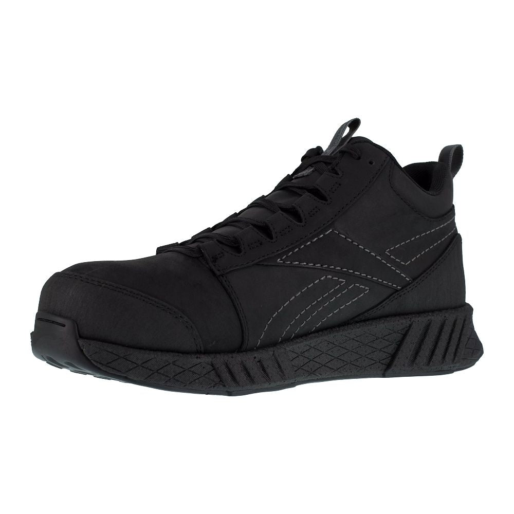 Reebok Work Fusion Formidable IB1081 Men's Composite Toe Mid Athletic Work Shoes - Lightweight Safety Shoes for Construction, Warehouse & Industrial Work