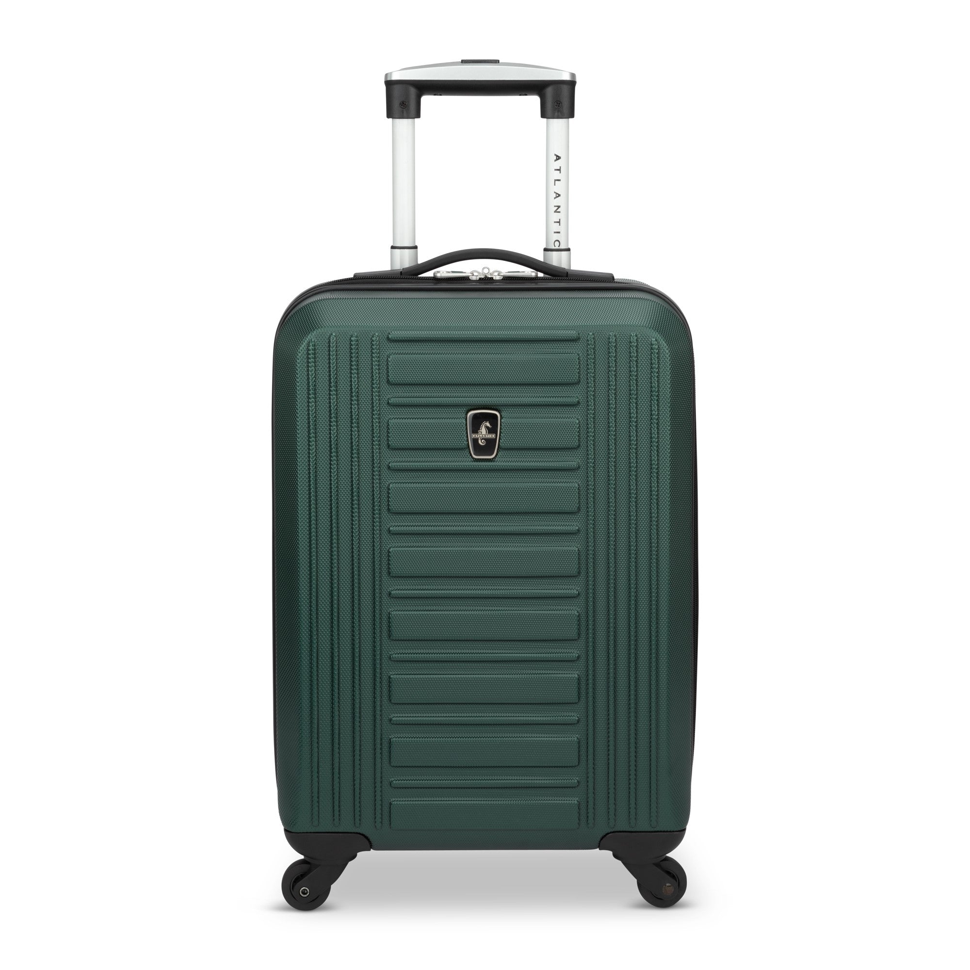 Atlantic Acclaim II 3-Piece Luggage Set - Lightweight Spinner Suitcase with TSA Lock, Durable Hardshell Carry On & Checked Bags (Black) - Perfect for Business Travel, Family Vacations & International Trips
