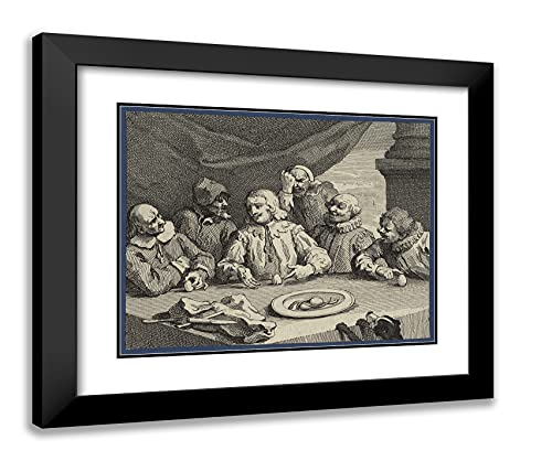 Black Modern Wood Frame with Double Matting