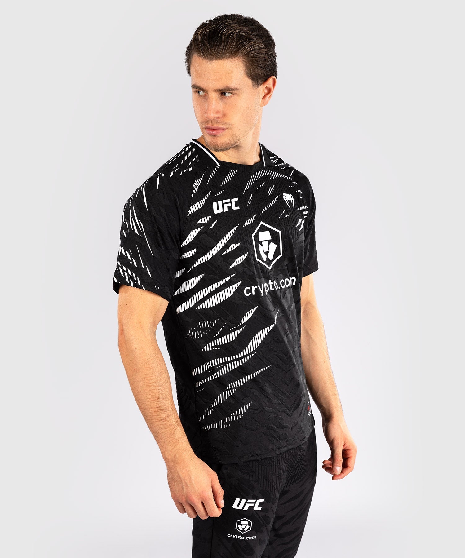 Venum UFC Fusion Authentic Personalized Men's Fight Night Walkout Jersey - Black | MMA Training, UFC Events & Sports Fan Apparel