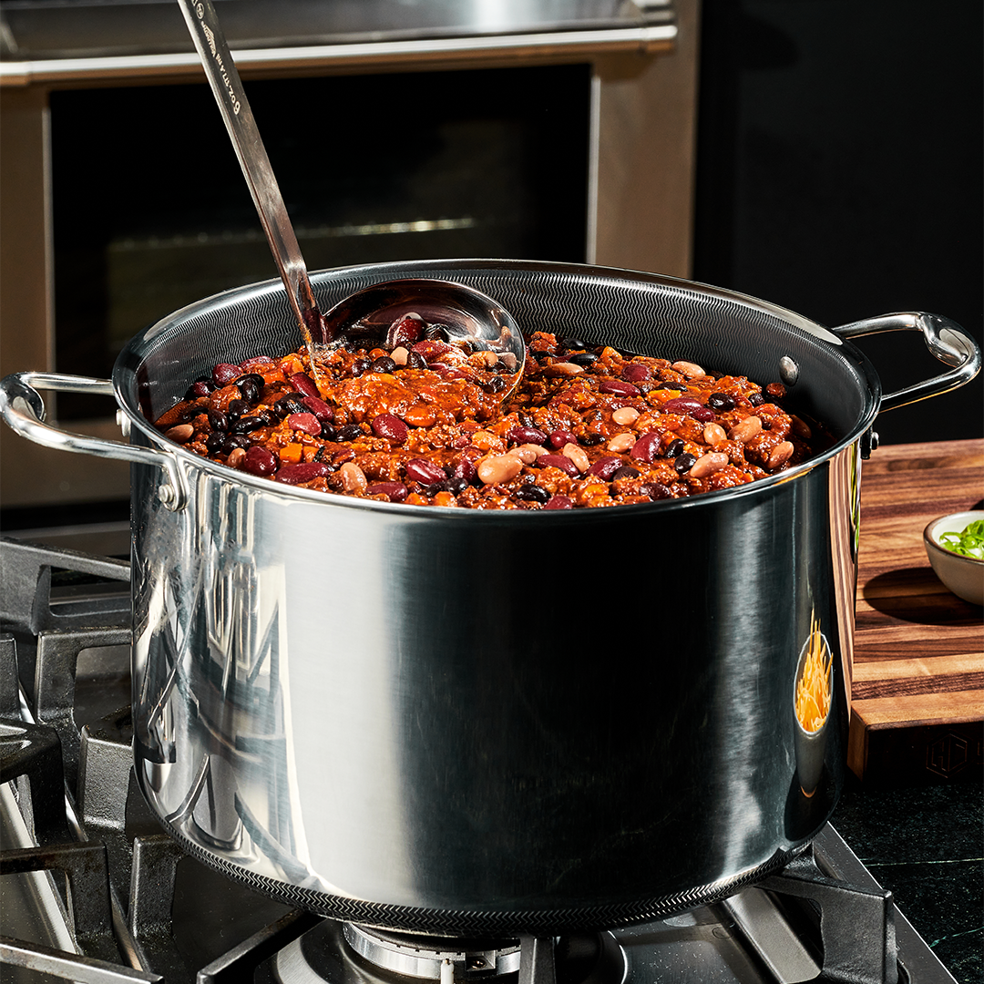 11.5 Liter Hybrid Cooking Pot with Lid - Nonstick, Durable & Versatile for Soups, Stews, Pasta & Meal Prep