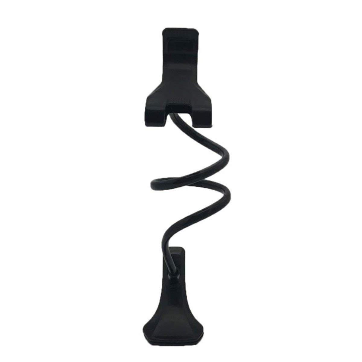 Greewen 360° Rotating Flexible Phone Holder - Adjustable Lazy Bed & Desktop Stand with Strong Clip for iPhone, Samsung, All Smartphones - Perfect for Watching Videos, Reading & Hands-Free Calling (Black)
