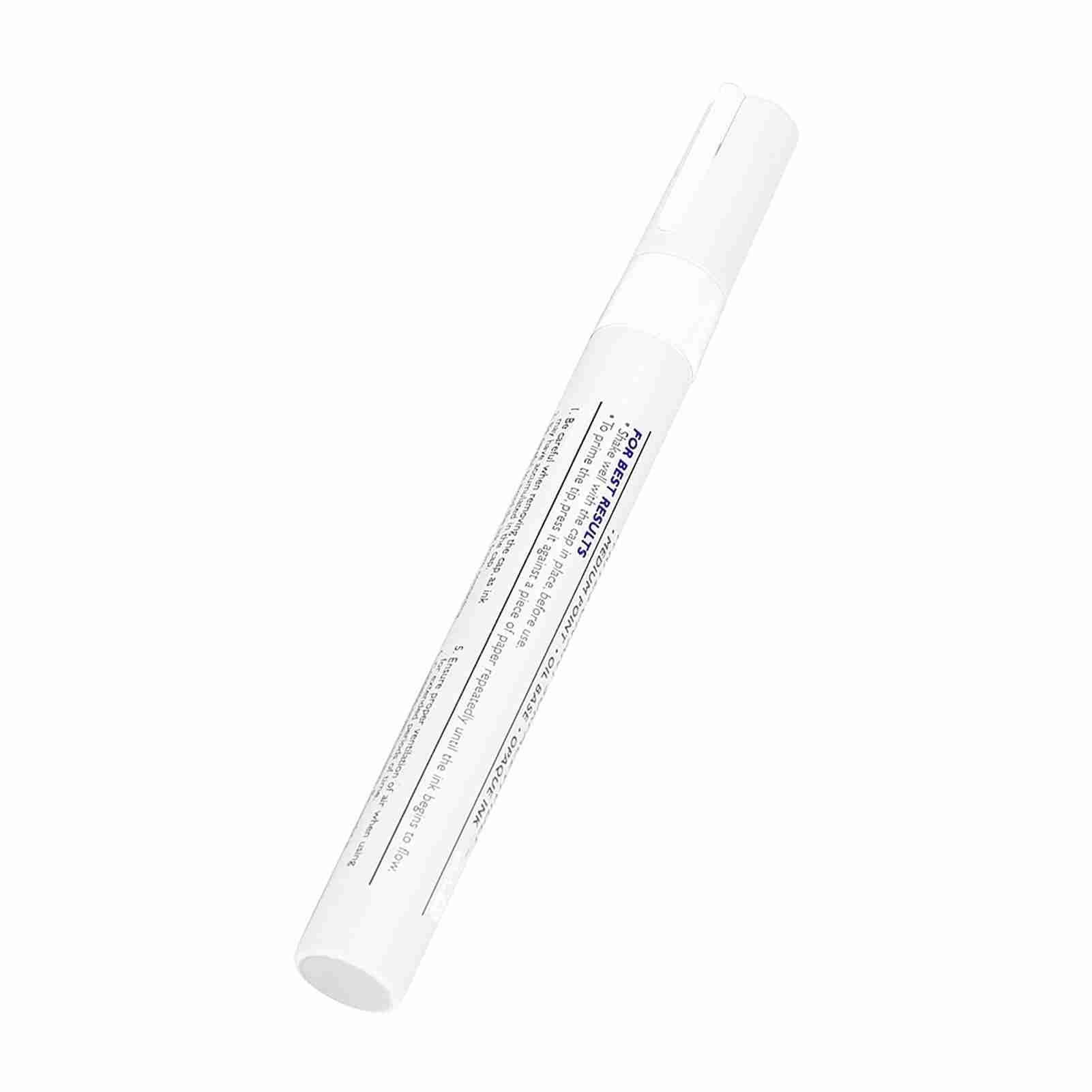 **Yellow & White Waterproof Tire Paint Pen - Professional Car Tire Marker Pencil for DIY, Touch-Ups & Custom Designs (1-Pack) - Perfect for Auto Enthusiasts & Car Detailing**