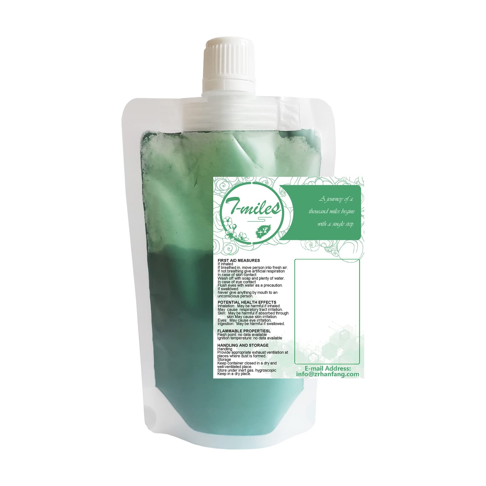 Premium Green Iron Oxide Pigment - 100g Bag for Artistic Painting, Concrete, Clay, Lime, Plaster & Masonry | Natural Mineral Dye for DIY Crafts, Home Decor & Industrial Use