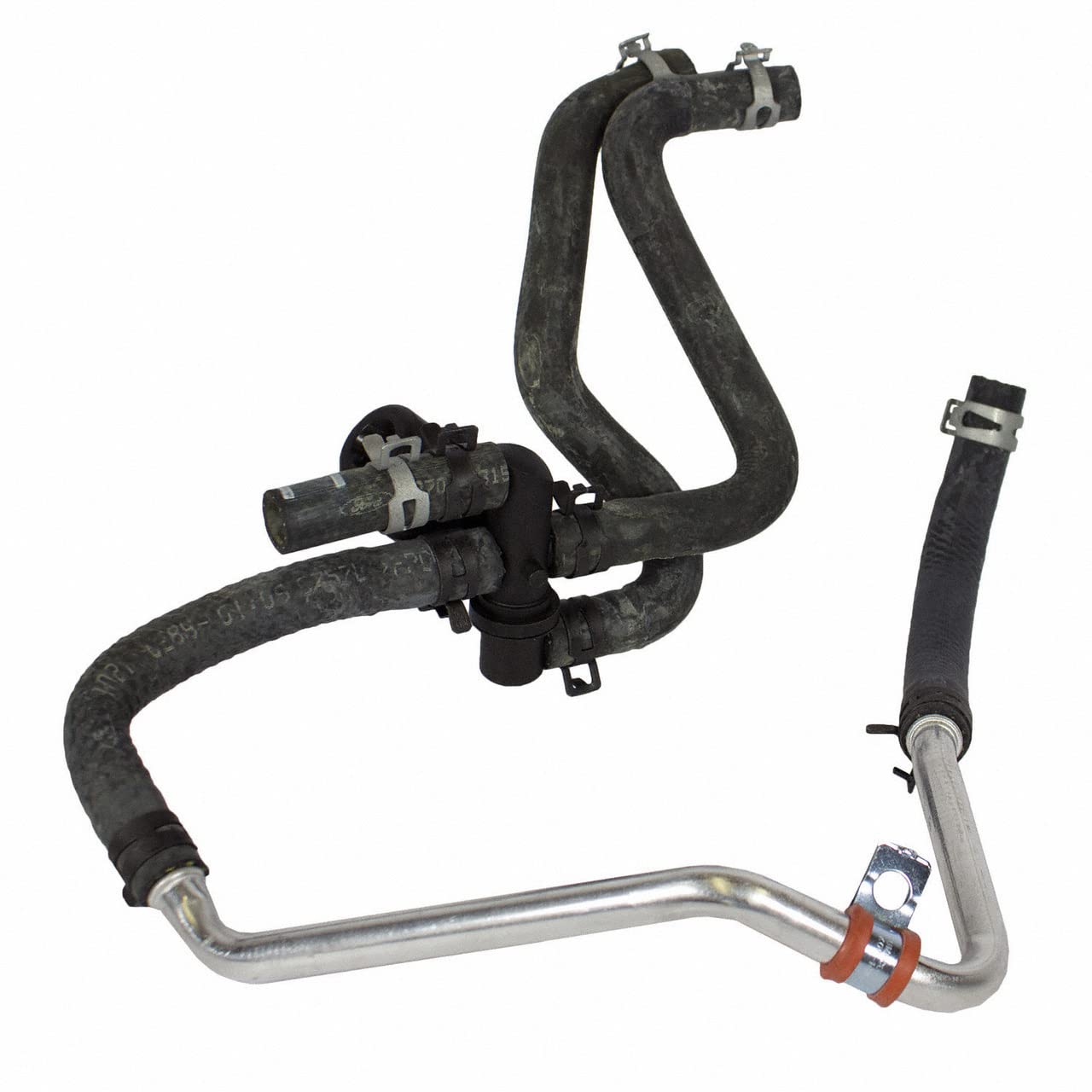 Motorcraft KH-445 HVAC Heater Hose Assembly Replacement - Compatible with Ford, Lincoln Vehicles - Durable Rubber Construction for Engine Cooling System - Perfect for Winter Driving & Climate Control Maintenance