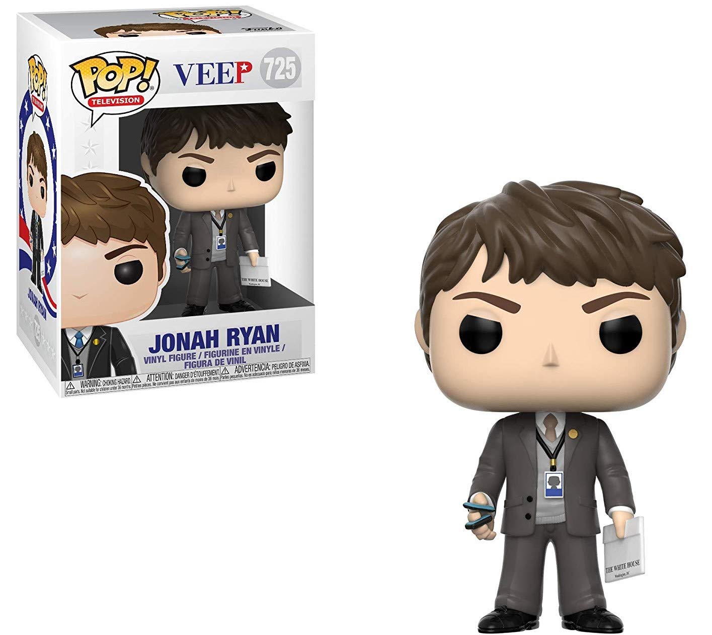Funko Pop! TV: Veep - Jonah Ryan Collectible Vinyl Figure with Pop Protector Case - Perfect for Display, Gifts & Office Decor