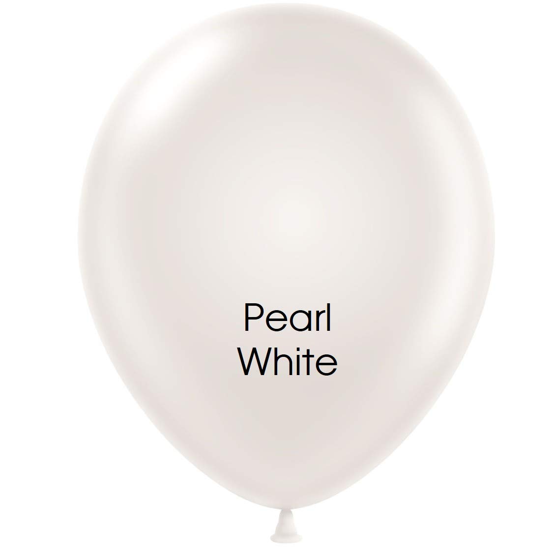Tuf-Tex 24 Inch Pearl White Latex Balloons - Pack of 10 | Premium Party Decorations for Birthdays, Weddings & Special Events