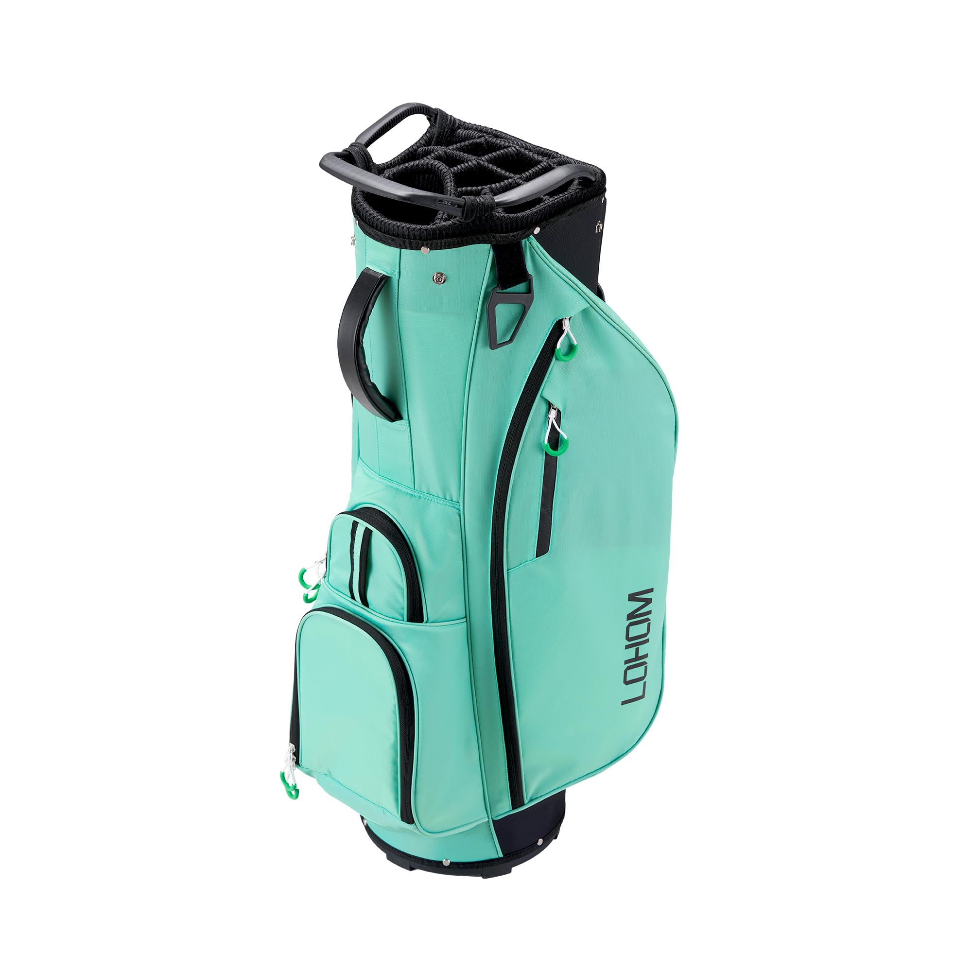**14-Way Top Organizer Golf Cart Bag with Handle & Rain Cover - Premium Golf Bag for Men & Women - Perfect for Golf Carts, Tournaments & Practice Rounds**