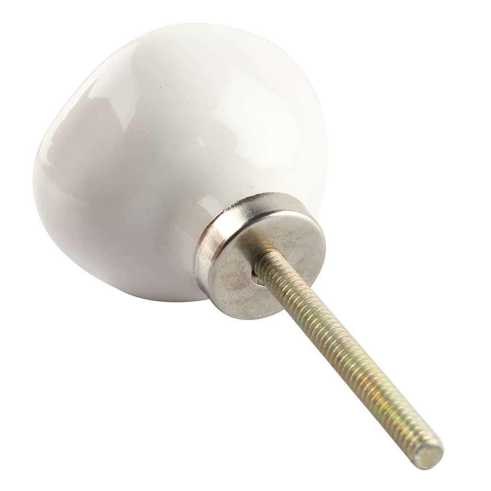 Premium 12-Pack Ceramic Ocean Crater Grey Drawer Knobs - Elegant Kitchen Cabinet Hardware & Dresser Pulls for Home Decor (Perfect for Bedroom, Bathroom & Office Furniture Upgrades)