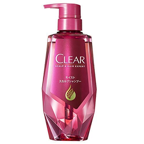 Clear Moist Scalp Shampoo Pump (4-Pack) - Gentle Hydrating Formula for Dry, Itchy Scalp - Perfect for Daily Hair Care & Scalp Treatment at Home