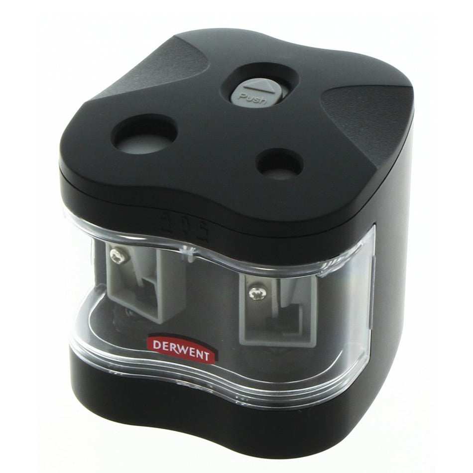 Derwent Battery Operated Pencil Sharpener - Electric Automatic Pencil Sharpener for School, Office & Art Supplies - Perfect for Artists, Students & Professionals