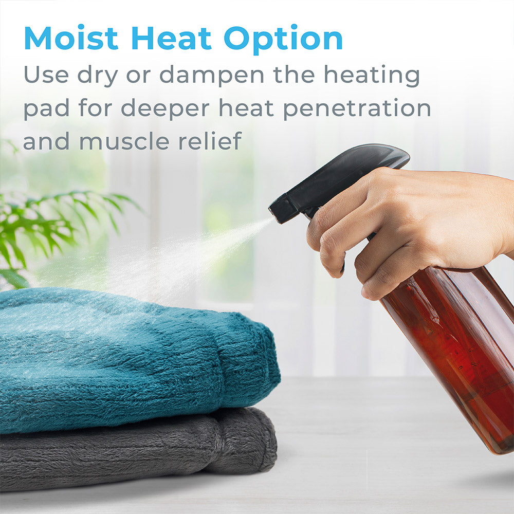 PureRelief® Neck & Shoulder Heating Pad - Electric Heat Therapy for Pain Relief - Soothing Comfort for Muscle Stiffness & Tension - Perfect for Home, Office & Travel Use