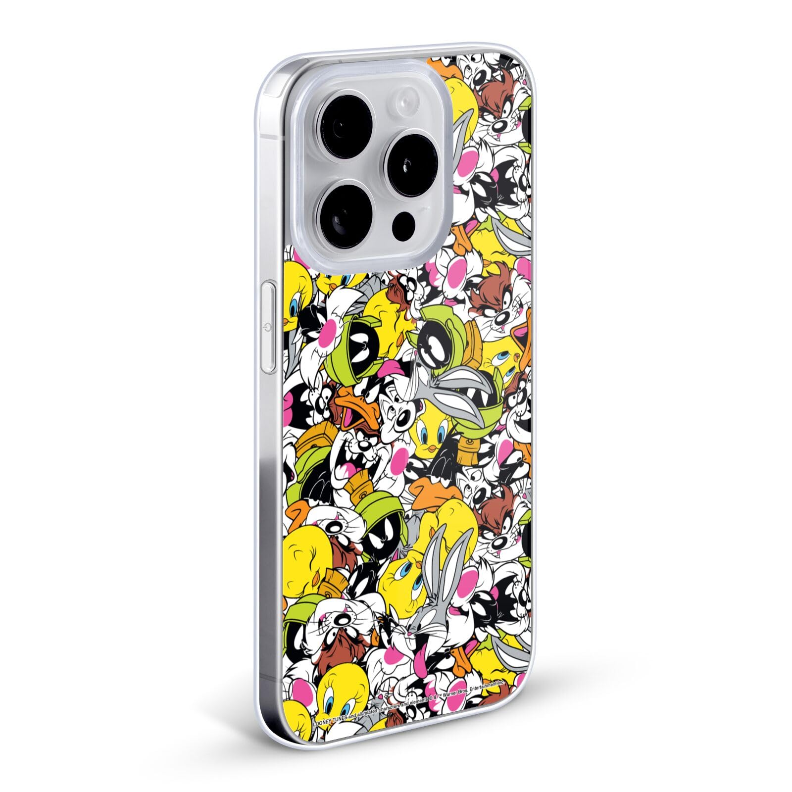 Officially Licensed Looney Tunes Soft Gel Phone Case for Apple iPhone 12 & iPhone 12 Pro - Durable Protection with Fun Cartoon Designs, Perfect for Everyday Use, School, Work & Travel