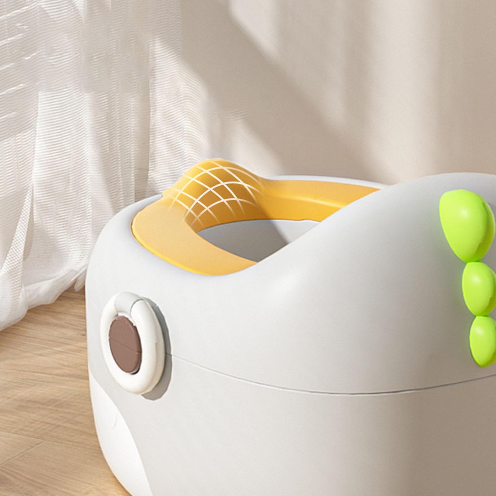3 in 1 Baby Potty Training Toilet with 4 Pillar Support - Portable Toddler Toilet Trainer for Girls & Boys - Perfect for Bedroom, Bathroom & Travel Use
