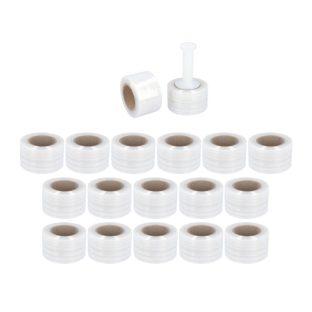 PSBM Mini Stretch Wrap with Plastic Handle - 18 Pack, 3