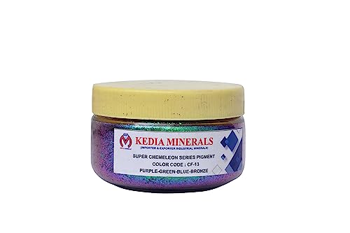 CF-13 Super Chameleon Flakes - Color Shift Pigment Powder for Epoxy Resin, Soap Making, Bath Bombs & Candle Making | Auto Paint, Nail Art, Eyeshadow & Nail Polish Hyper Shift Pigment (2g) - Perfect for DIY Crafts, Cosmetics & Automotive Customization