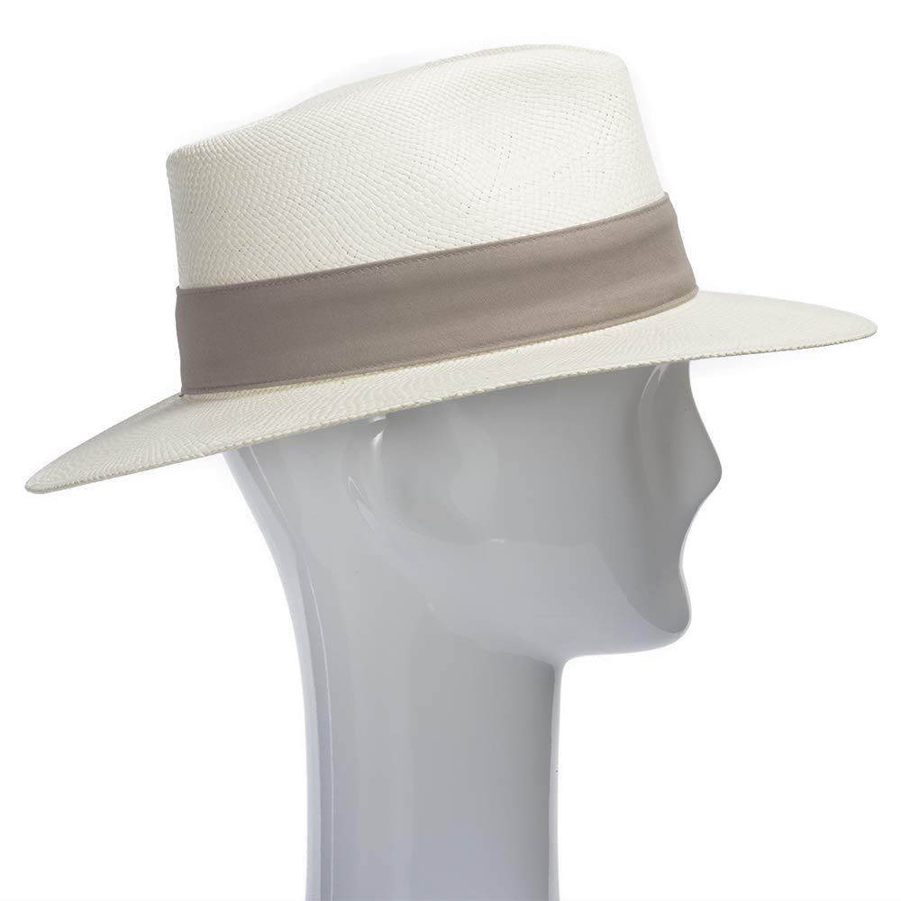 Stylish Rambler Straw Fedora Panama Hat for Men & Women - Breathable Summer Sun Hat for Outdoor, Beach, Travel & Fashion