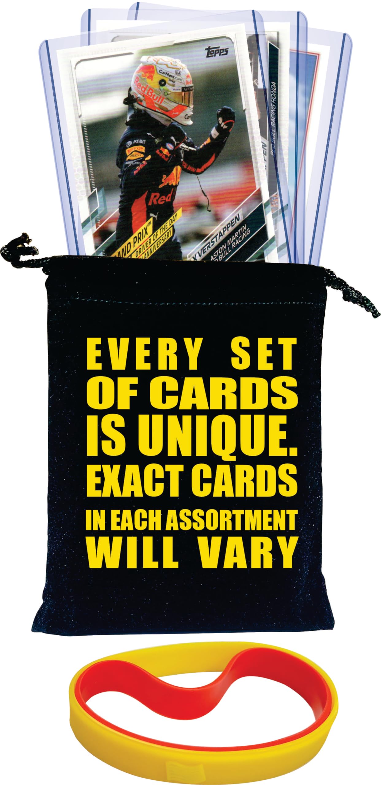 Max Verstappen Formula 1 Racing Cards - 3 Assorted Collectible Trading Cards Gift Set for F1 Fans | Perfect for Sports Memorabilia Collections & Gifts