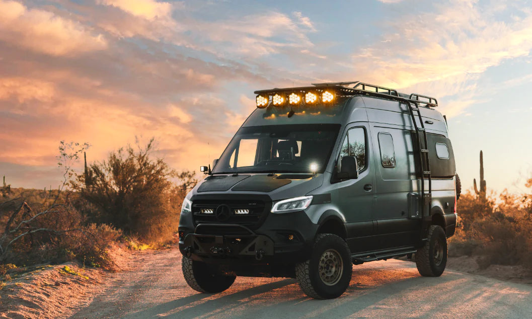 Owl Pismo Front Bumper for Mercedes Sprinter Van 2500 3500 | Heavy Duty Off-Road Protection | Perfect for Camping & Overlanding Adventures