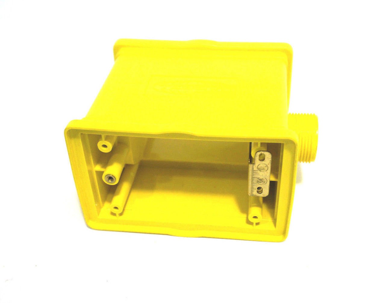 1-Gang Portable Outlet Box with 33 cu. in. Capacity - Compact Electrical Junction Box for Home, Office & Outdoor Use - Easy DIY Installation for Wiring Projects