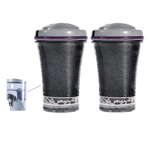 **PiMag Waterfall Water Filter 13845 Replacement for Nikken Gravity Water Filter System 1384 - Alkaline Water Purifier Cartridge, 45L/Day Capacity (2-Pack) - Ideal for Home, Office & Travel Use**