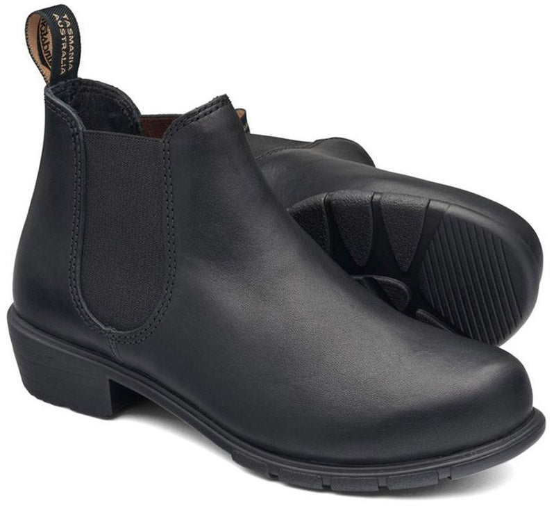 2068 Series Black Low Heel Ankle Boots for Women - Stylish & Comfortable Footwear for Work, Dating & Casual Outfits