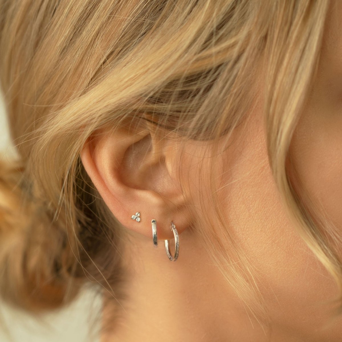 Classic Huggie Hoop Earrings for Women - 14K Gold Plated Small Hoop Earrings - Minimalist Everyday Jewelry for Work, Date & Special Occasions