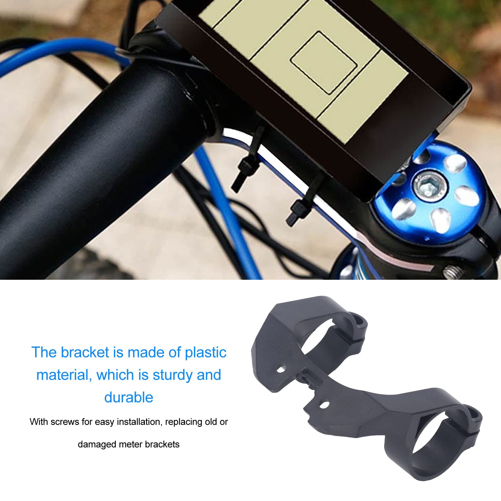 BAFANG 850C C965 Electric Bike LCD Display Bracket Holder - DIY Accessory for E-Bike Conversion & Repair | Perfect for Commuting, Mountain Biking & Urban Riding