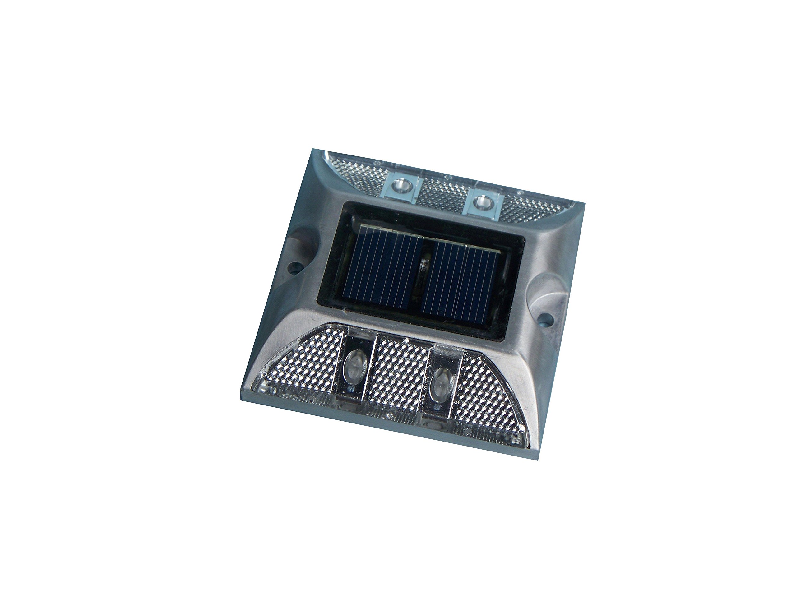 Dock Edge Plus DockLite Aluminum Solar Deck Light - Waterproof Outdoor Lighting for Docks, Piers & Marine Areas - Solar Powered LED Dock Lights for Night Safety & Ambiance