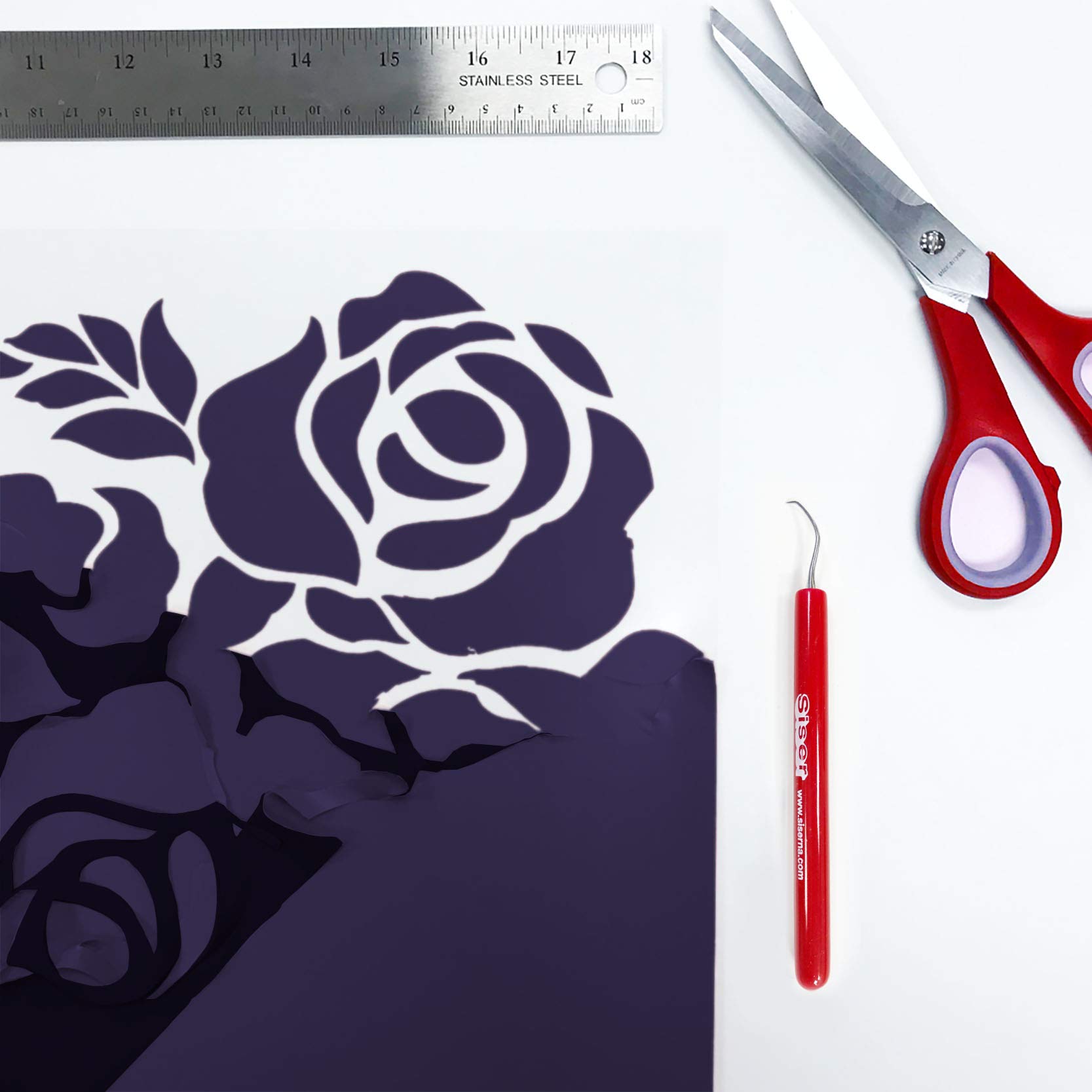 Siser EasyWeed Matte Purple Heat Transfer Vinyl Roll 11.8