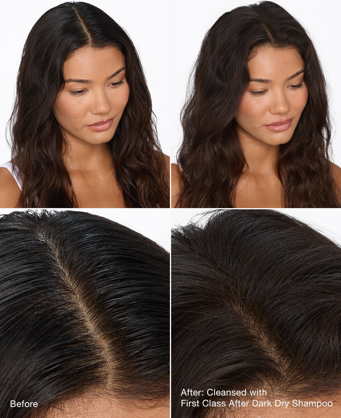 FIRST CLASS AFTER DARK Tinted Charcoal Detox Dry Shampoo for Oily Hair - Volumizing & Refreshing Hair Care Solution for Busy Mornings, Travel & Post-Workout