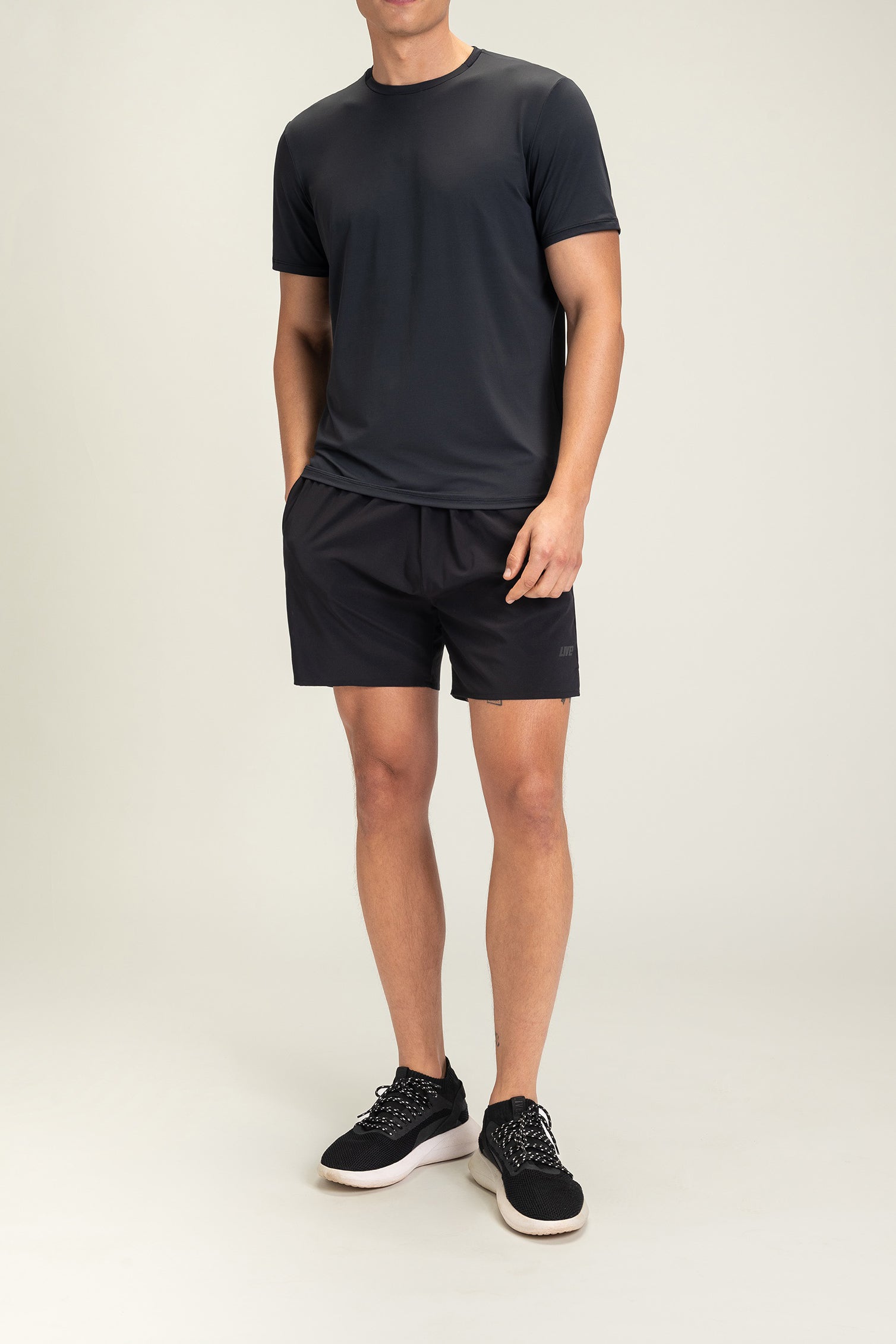 Comfortable Men's Casual Side T-Shirt - Soft Breathable Cotton Tee for Everyday Wear, Gym, and Outdoor Activities