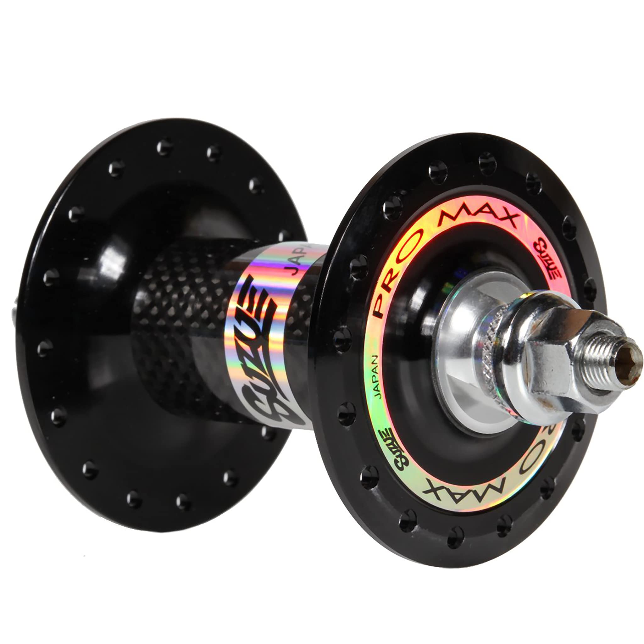 Suzue Carbon Pro Max SB Track Front Hub 100x32H Black SZ1840 - High-Performance Bicycle Hub for Track Racing & Urban Commuting