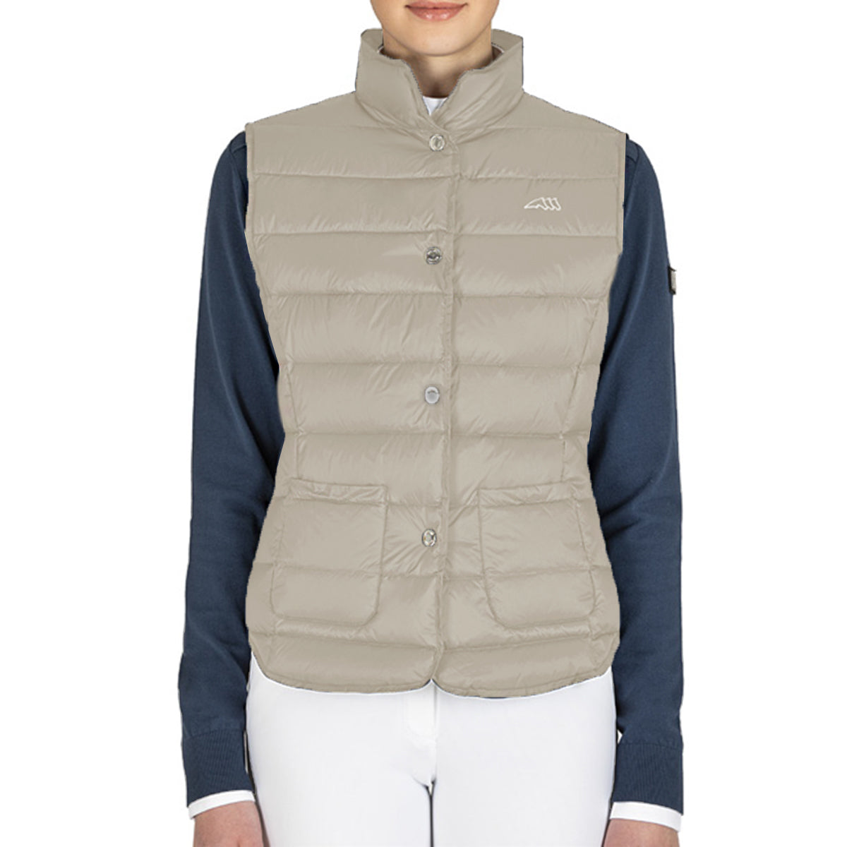Equiline Women's Ebice Lightweight Down Vest - Warm Winter Puffer Jacket for Outdoor Activities & Casual Wear