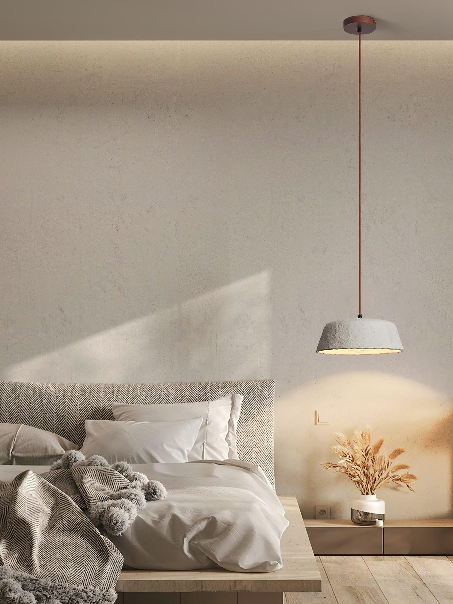 Stylish Ceramic Pendant Light - Modern Hanging Bowl Lamp for Kitchen Island, Dining Room & Bedroom Lighting Decor