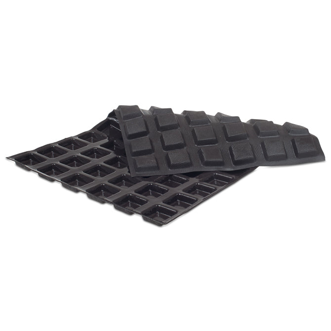 Flexipan Mini Squares Silicone Baking Mold - 60 Cavities for Perfect Mini Desserts, Cupcakes & Chocolates | Ideal for Home Bakers, Party Treats & Holiday Baking