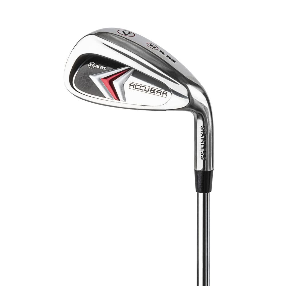 RAM Golf Accubar Right Hand Clubs Set - Graphite Shaft Woods & Stainless Steel Irons for Improved Swing and Accuracy on the Course