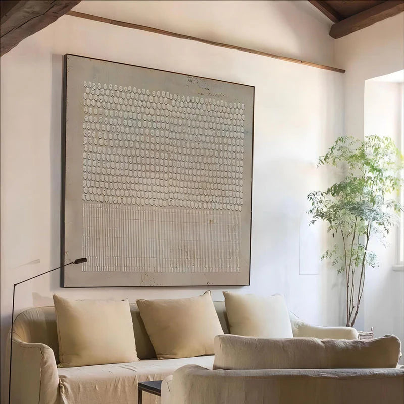 Abstract Tranquility Frameless Wall Art Painting #WS025 - Modern Home Decor for Living Room, Bedroom & Office