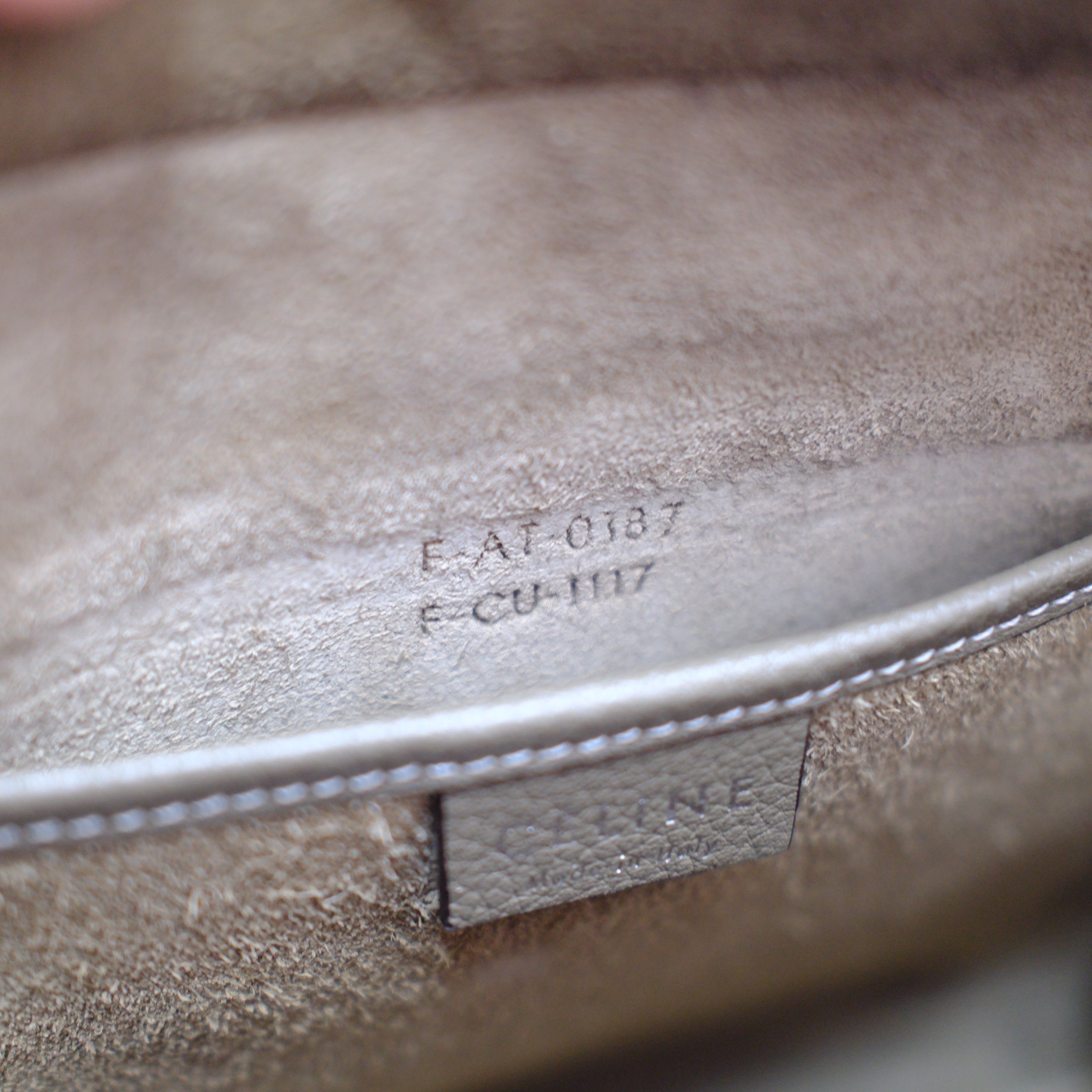 Celine Luggage Nano Bag in Taupe Calfskin Leather - Stylish & Durable Handbag for Women, Perfect for Work, Travel & Everyday Use