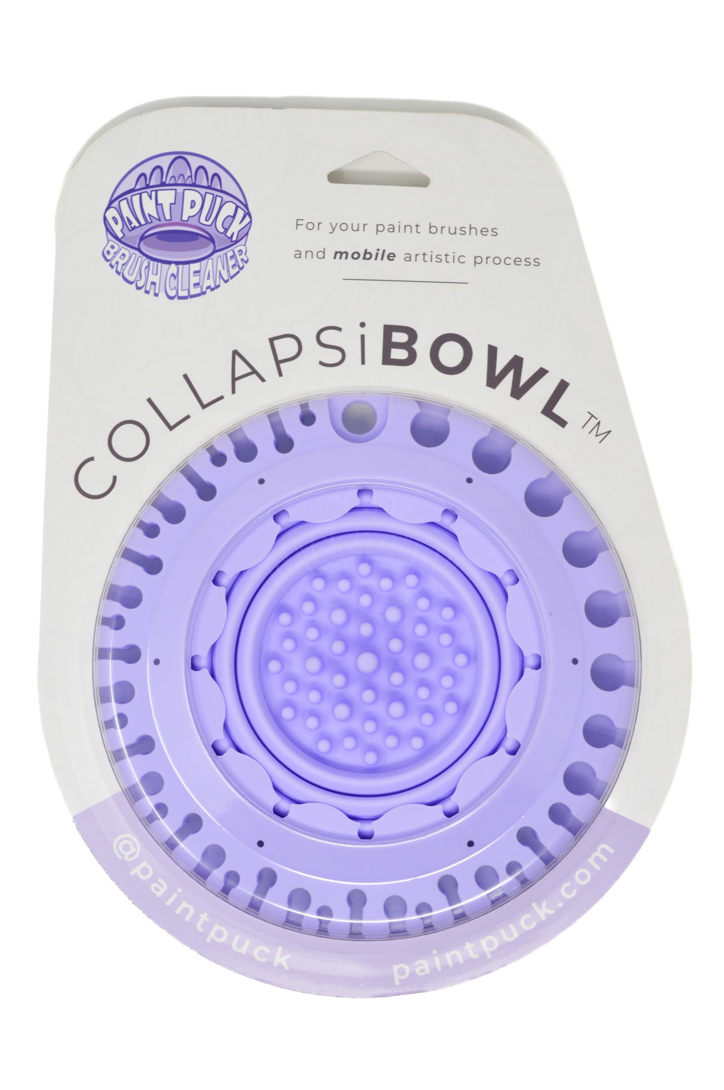 Collapsible Paint Brush Cleaner Cup for Acrylic & Watercolor - Studio & Classroom Use
