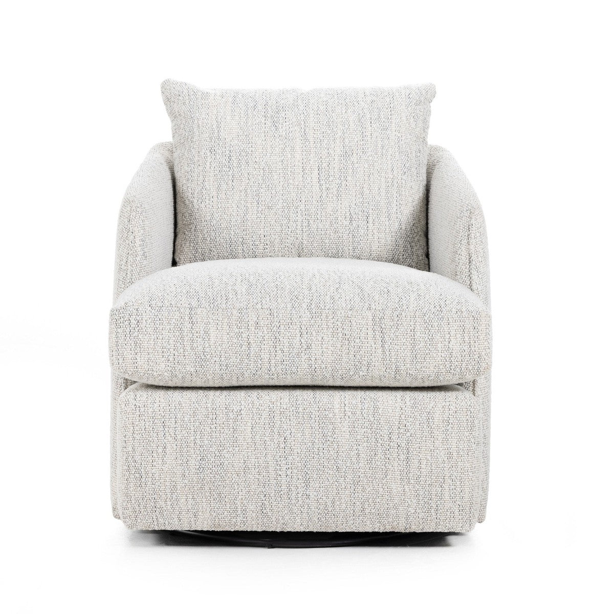 Alston Swivel Chair - Premium Merino Cotton Upholstery - Comfortable Office & Home Desk Chair for Work & Study
