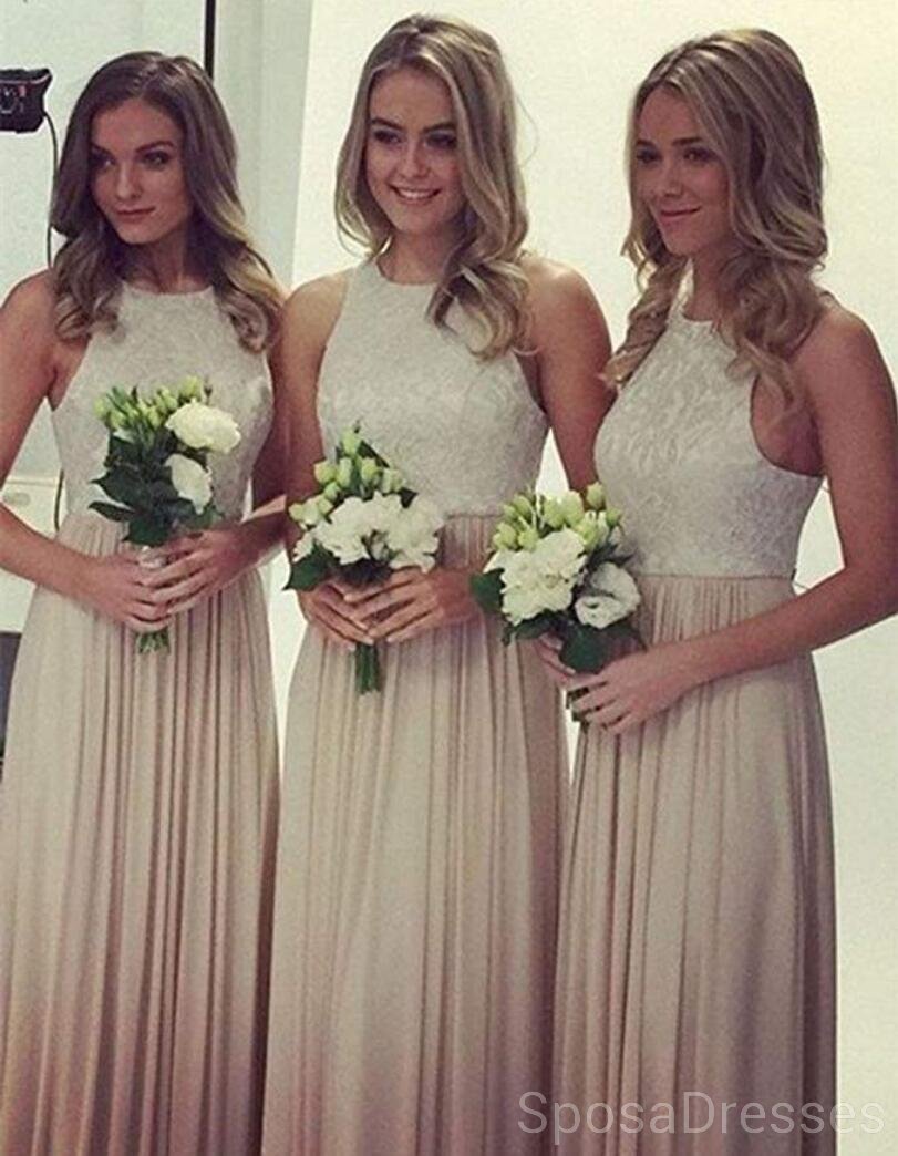 Elegant Red Halter Long Bridesmaid Dress - WG625 | Affordable Formal Gowns for Weddings, Prom & Special Occasions