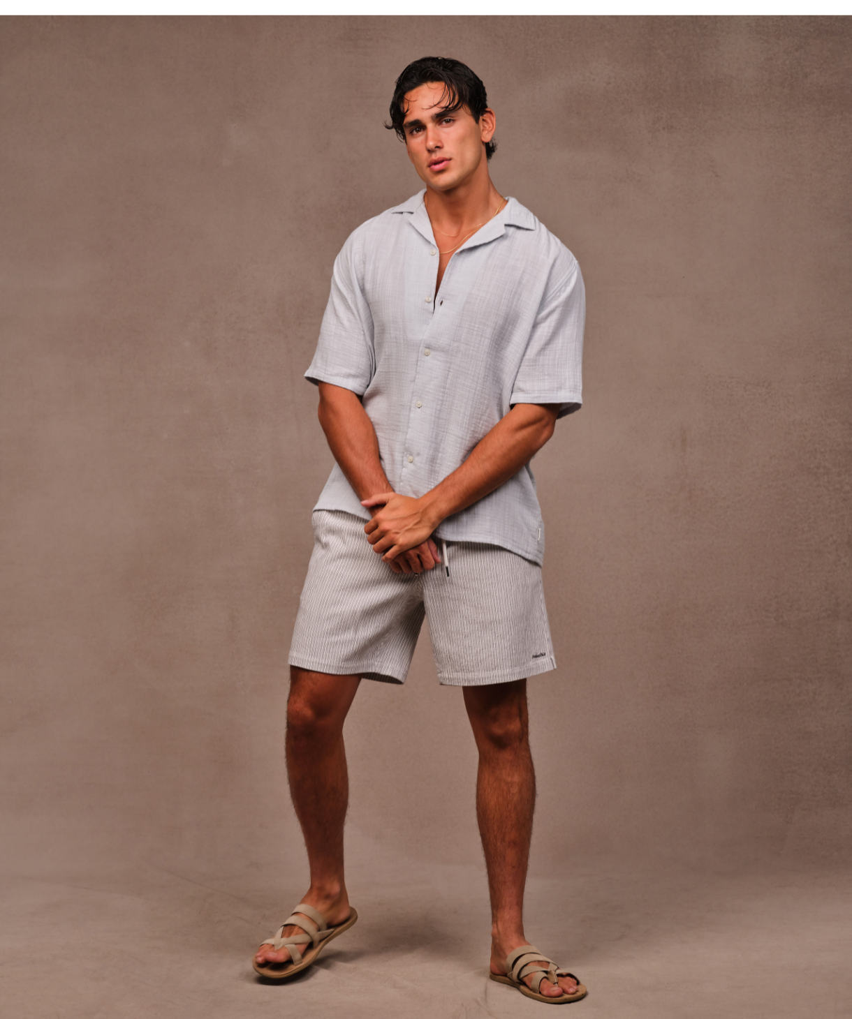 Seguro Short Sleeve Shirt for Men - Breathable Sulphur Blue Casual Tee | Perfect for Summer Outfits, Beach Wear & Outdoor Activities