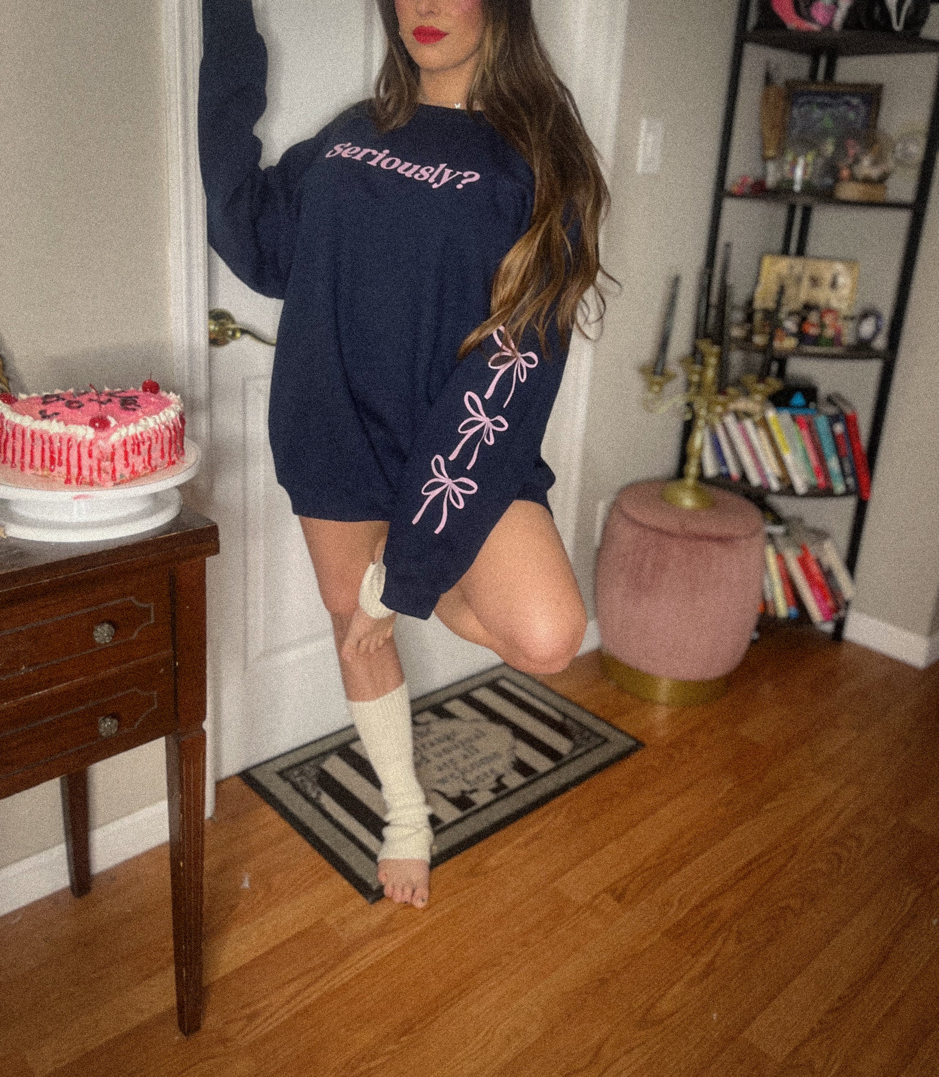 Seriously Crewneck Sweatshirt for Men & Women - Soft Cotton Comfortable Pullover - Perfect for Casual Wear, Gym, and Everyday Outfits